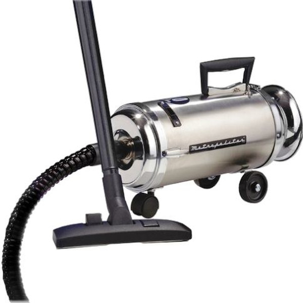 Metropolitan Vacuum Cleaner Company Professionals Цилиндрический пылесос Черный, Хром