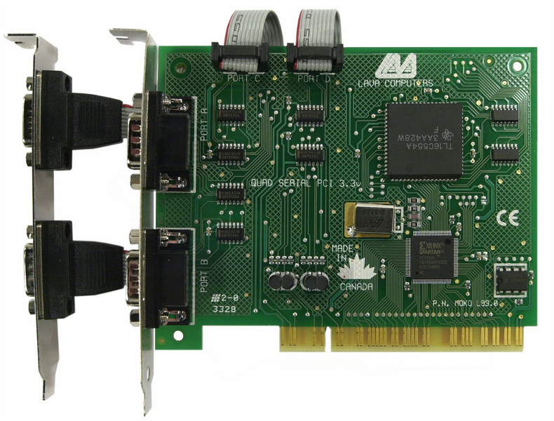 Lava Quattro-PCI 3.3V Внутренний Последовательный интерфейсная карта/адаптер