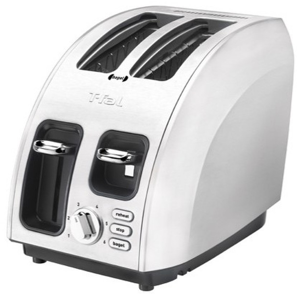 Tefal TT560E50 2ломтик(а) 1200Вт Нержавеющая сталь тостер