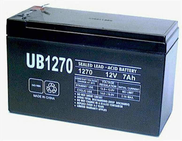 eReplacements UB1270-ER Plombierte Bleisäure (VRLA) 7Ah 12V USV-Batterie