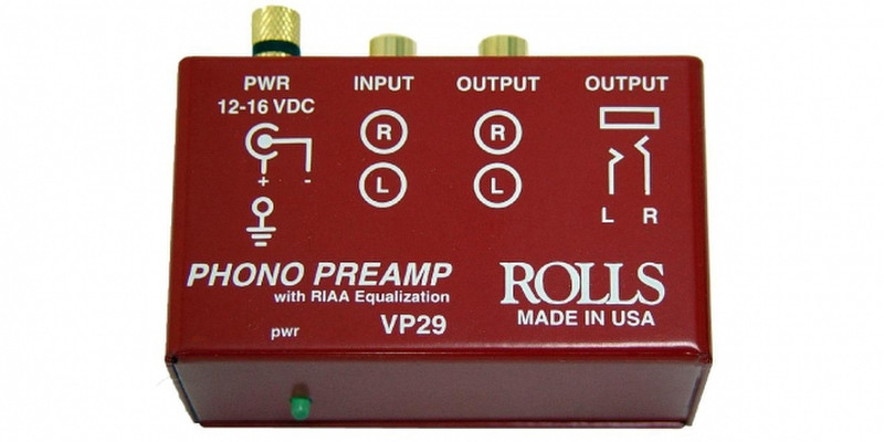 Music Hall vp29 2.0 Wired Red audio amplifier