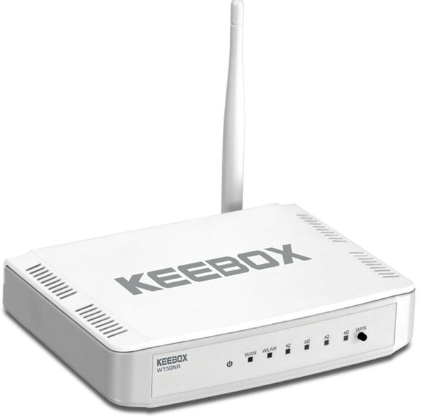 KEEBOX W150NR Schnelles Ethernet Weiß WLAN-Router