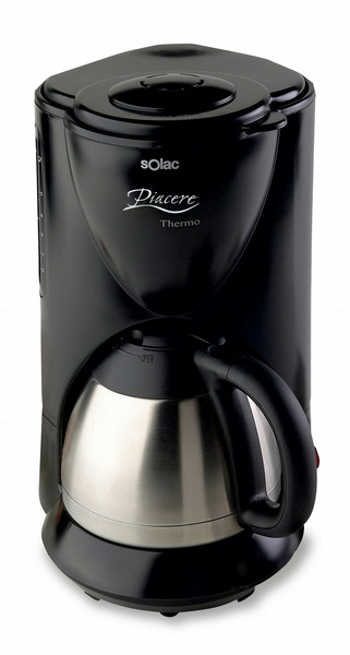 Solac CF4005 Капельная кофеварка 10чашек Черный, Cеребряный
