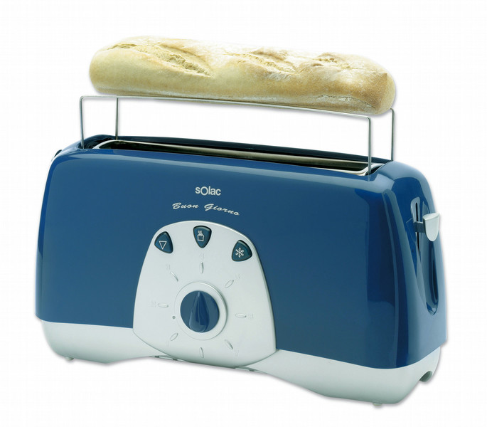 Solac T221G2 Buono Giorno 2Scheibe(n) 900W Blau Toaster
