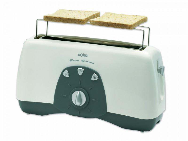 Solac T221A2 Buono Giorno 2Scheibe(n) 900W Weiß Toaster