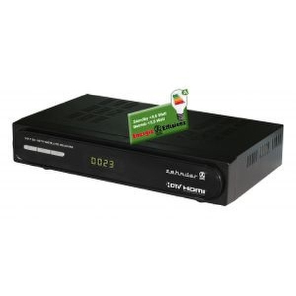 Zehnder HX 7130 Satellite Full HD Black TV set-top box