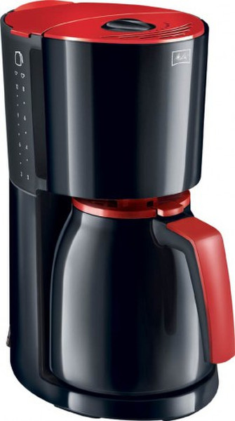 Melitta ENJOY Therm Drip coffee maker 1L 8cups Black,Red
