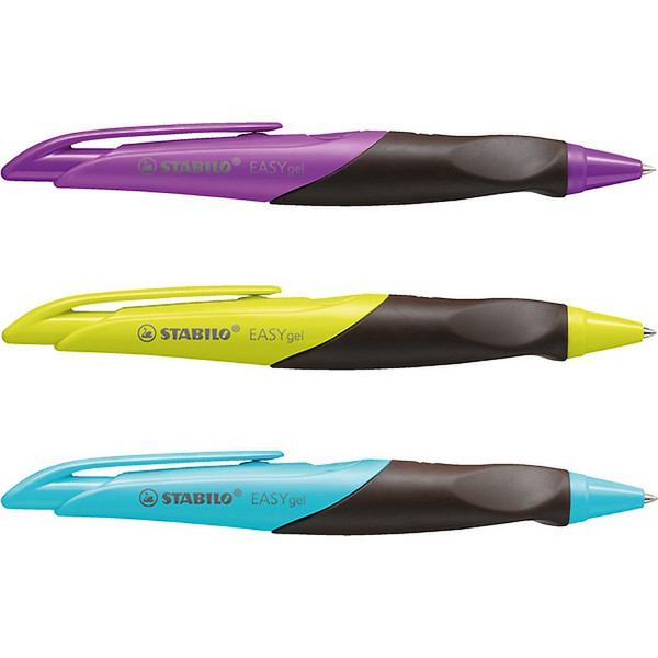 Stabilo EASYgel Clip-on retractable pen Blue 1pc(s)