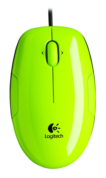 Logitech LS1 USB Лазерный Желтый компьютерная мышь