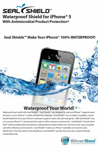 Seal Shield SPHI5 Cover case Прозрачный чехол для мобильного телефона
