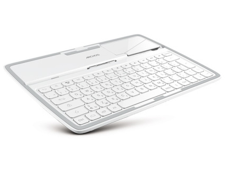 Archos 502213 Docking connector Испанский Белый клавиатура для мобильного устройства