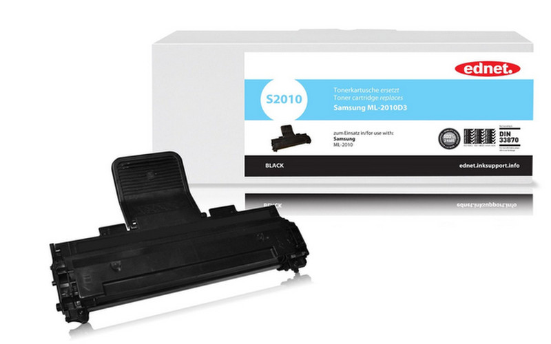 Ednet 24808 3000страниц Черный тонер и картридж для лазерного принтера