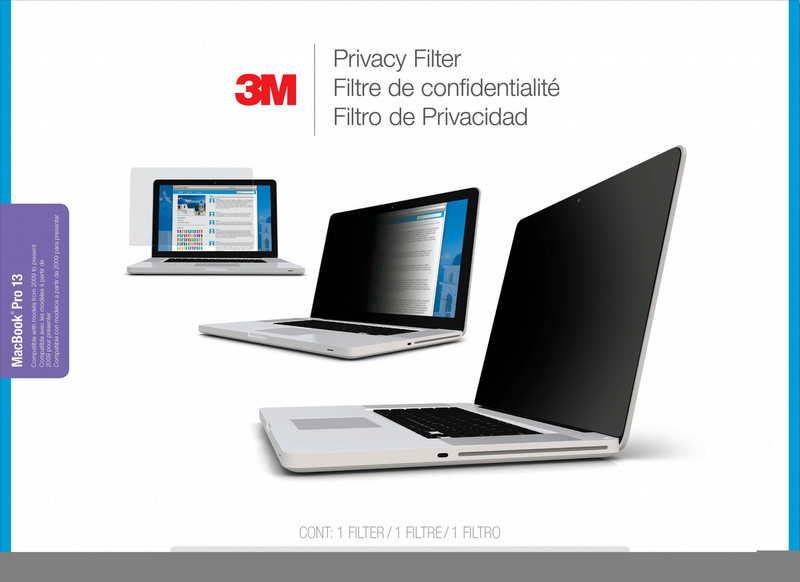 3M PFNAP005 13.3" Ноутбук Frameless display privacy filter