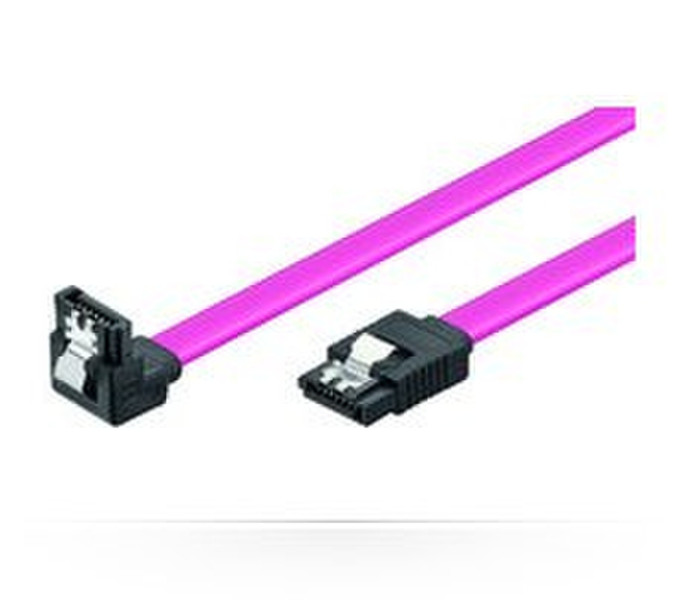 Microconnect SATA - SATA, 0.3m 0.3м SATA SATA Черный, Розовый кабель SATA