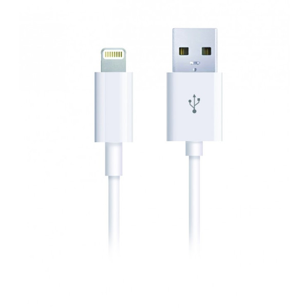 Cygnett FlashPower cable 2m USB A Lightning White USB cable