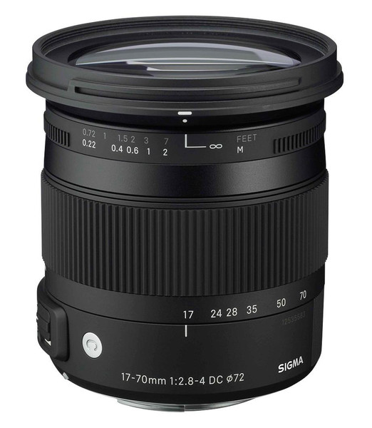 Sigma 17-70mm F2.8-4 DC Macro HSM SLR Standard lens Schwarz