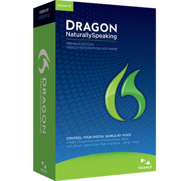 Nuance Dragon NaturallySpeaking Premium 12, ITA