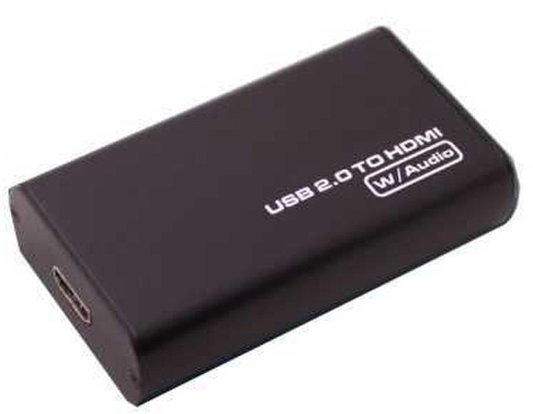 S-Link USB - HDMI USB HDMI Black