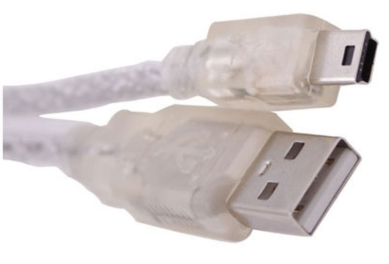 S-Link USB 2.0, 1.5m 1.5м USB A Mini-USB A Прозрачный