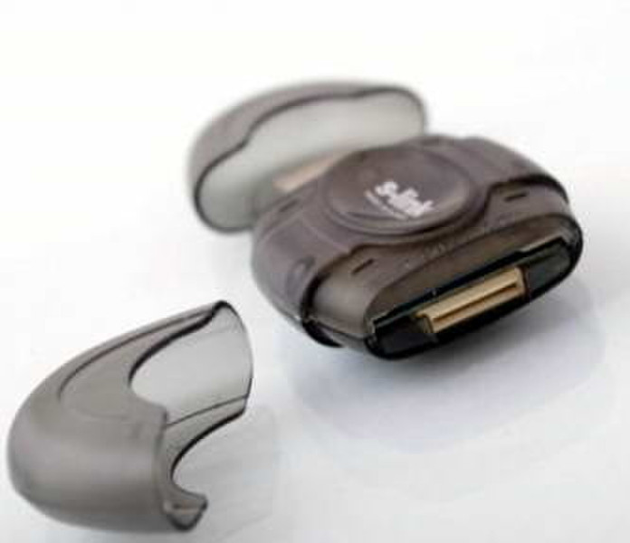 S-Link Multi slot USB 2.0 Серый, Прозрачный устройство для чтения карт флэш-памяти