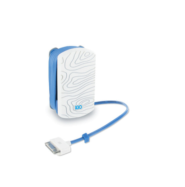 iGo PS00303-0001 Для помещений Синий, Белый зарядное для мобильных устройств
