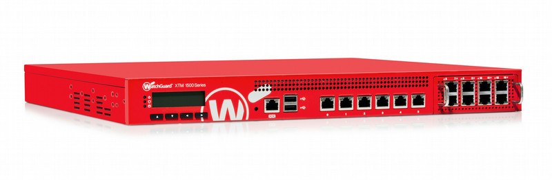 WatchGuard XTM 1520 1U 14000Мбит/с аппаратный брандмауэр