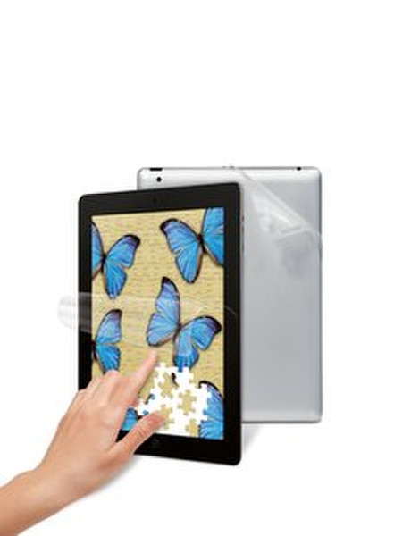 3M Natural View Fingerprint Fading Screen Protector+Back Skin f/ Apple iPad Mini