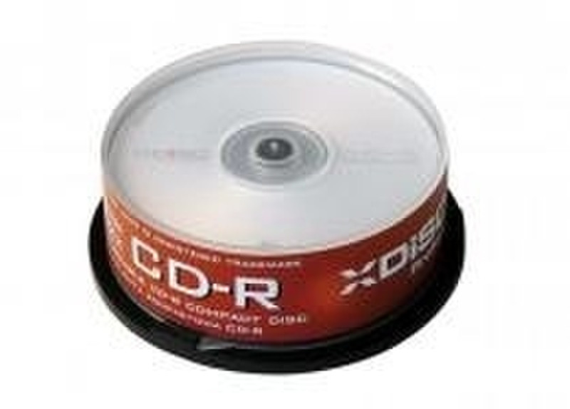 XDISC CD - R Professional 700MB 52X Cake 25pcs. CD-R 700МБ 25шт