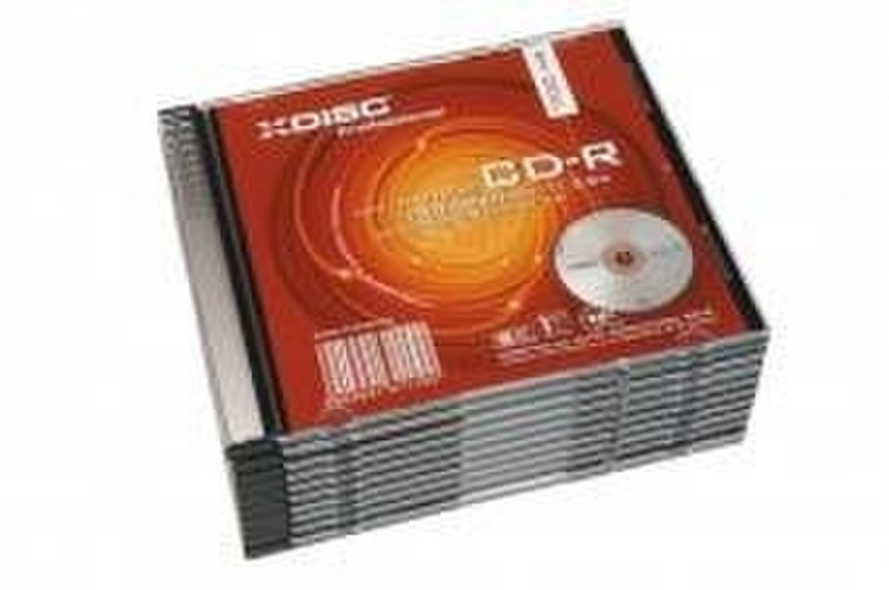 XDISC CD - R Professional 700MB 52X Slim 10pcs. CD-R 700МБ 10шт