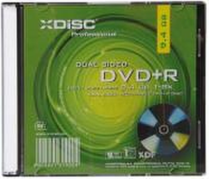 XDISC DVD + R Professional DUAL SIDED 9.4GB 8X 9.4GB DVD+R 1pc(s)