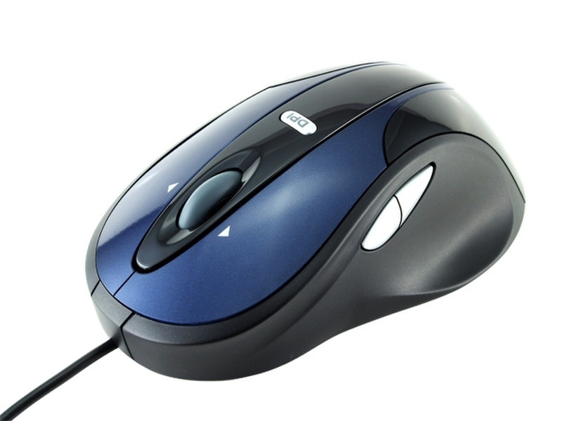 Modecom MC-910 Innovation G-Laser Mouse, Black/Blue USB Лазерный 1600dpi компьютерная мышь