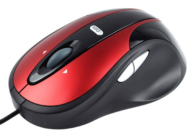 Modecom MC-910 Innovation G-Laser Mouse, Black/Red USB Laser 1600DPI mice