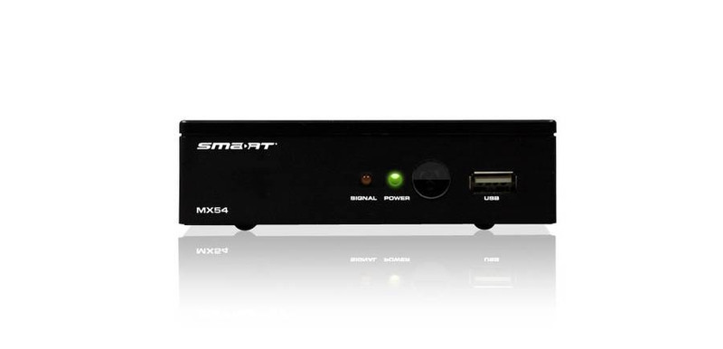 Smart SMA MX54 Terrestrial Черный приставка для телевизора