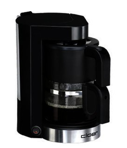 Cloer 5990 Freistehend Vollautomatisch Filterkaffeemaschine 5Tassen Schwarz Kaffeemaschine