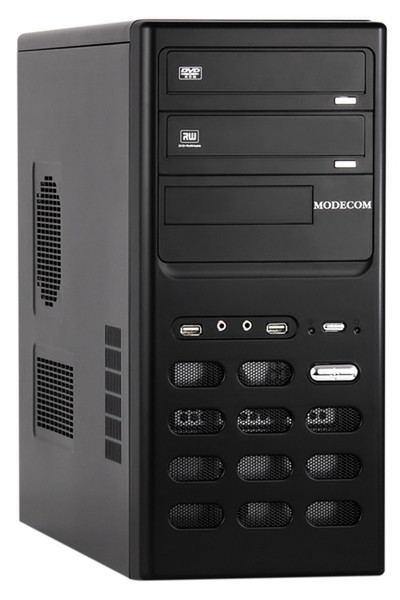 Modecom STEP 204, Black & FEEL III - 350 ATX Mini-Tower Black computer case