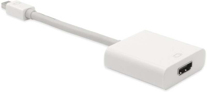 Dismaq qCable mini DisplayPort HDMI White video cable adapter