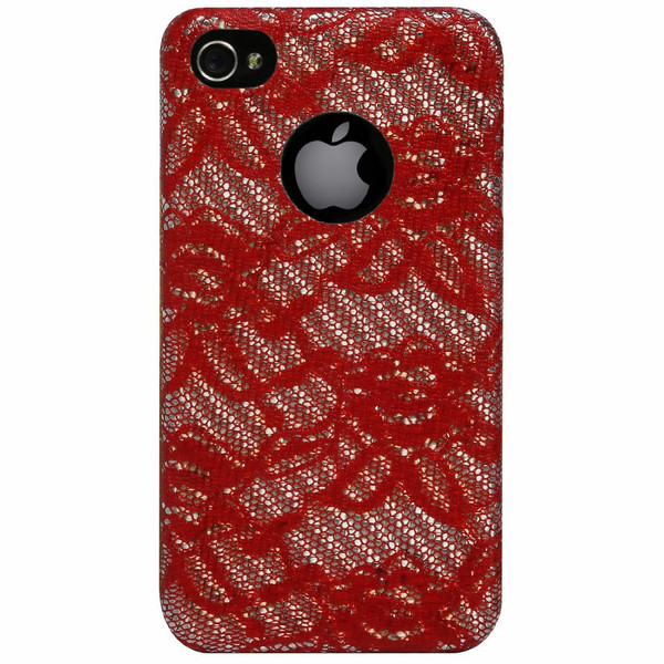 TrueCarbon TCIPH4BURLE-RD Cover Red mobile phone case