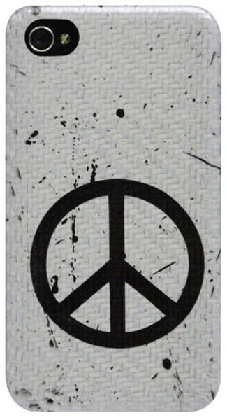 TrueCarbon TCIPH4VIN-PEACE Cover case Черный, Серый чехол для мобильного телефона