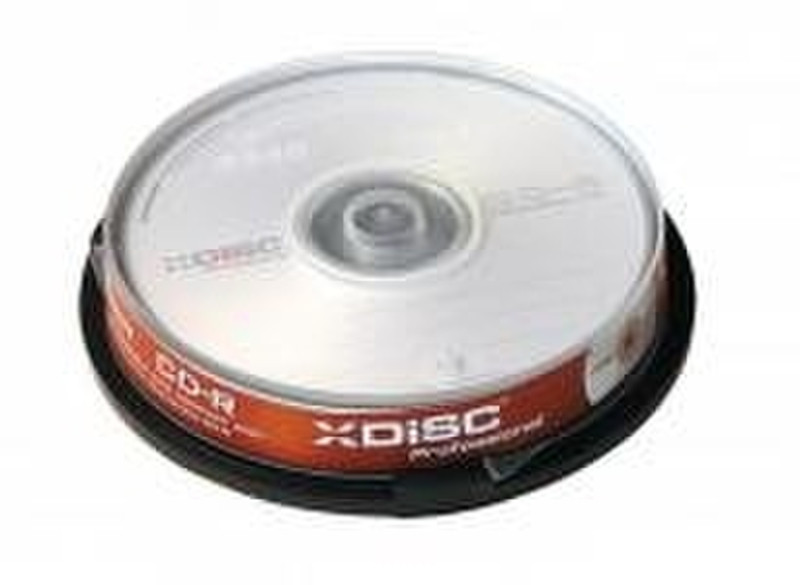 XDISC CD - R Professional 700MB 52X Cake 10pcs. CD-R 700MB 10Stück(e)