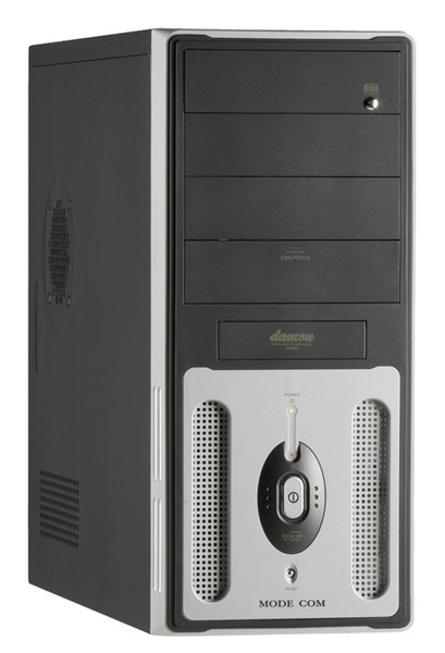 Modecom DM-80, Black/Silver & FEEL III - 350 ATX Midi-Tower Black,Silver computer case