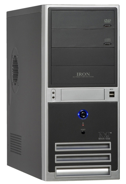 Modecom IRON, Black/Silver & FEEL III - 400 ATX Midi-Tower Black,Silver computer case