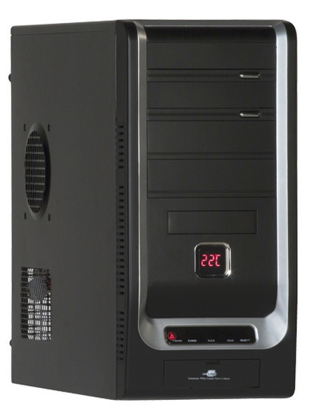 Modecom Logic 703A & FEEL III - 400 ATX Midi-Tower 400W Black,Silver computer case