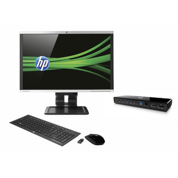 HP 3005pr USB 3.0 Port Replicator Bundle Notebook-Dockingstation & Portreplikator