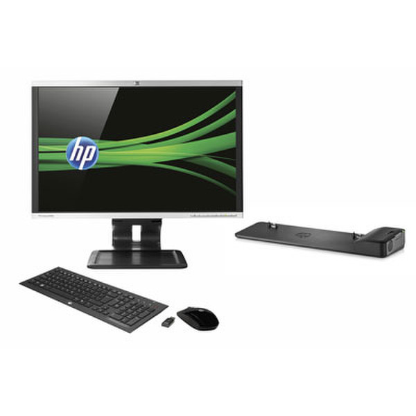 HP UltraSlim Docking Station Bundle USB 3.0 (3.1 Gen 1) Type-A Черный док-станция для ноутбука