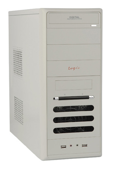 Modecom Logic B9, White & FEEL - 400ATX 400W 2.2 PFC Midi-Tower 400W White computer case