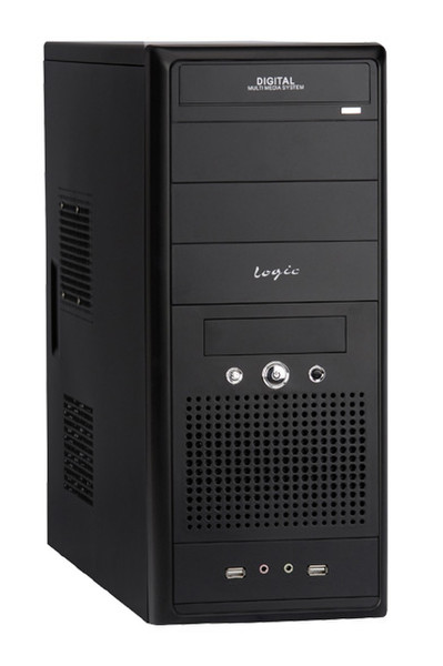 Modecom Logic B12, Black & FEEL - 350ATX 350W 2.2 PFC Midi-Tower 350Вт Черный системный блок