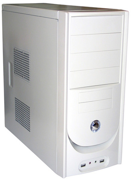Modecom Logic B10, White & FEEL - 400ATX 400W 2.2 PFC Midi-Tower 400W White computer case