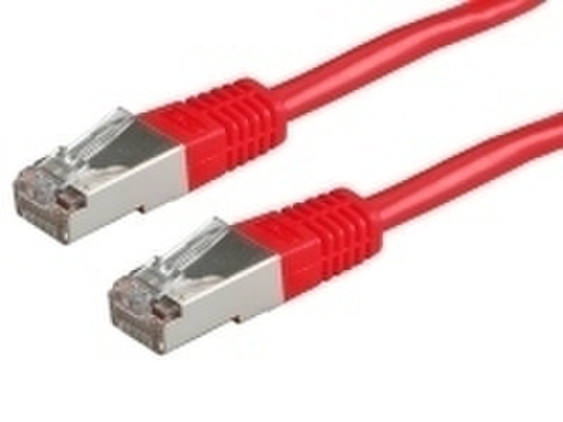 Moeller CSTP crossover cable Cat6, Red, 5m 5m Red networking cable