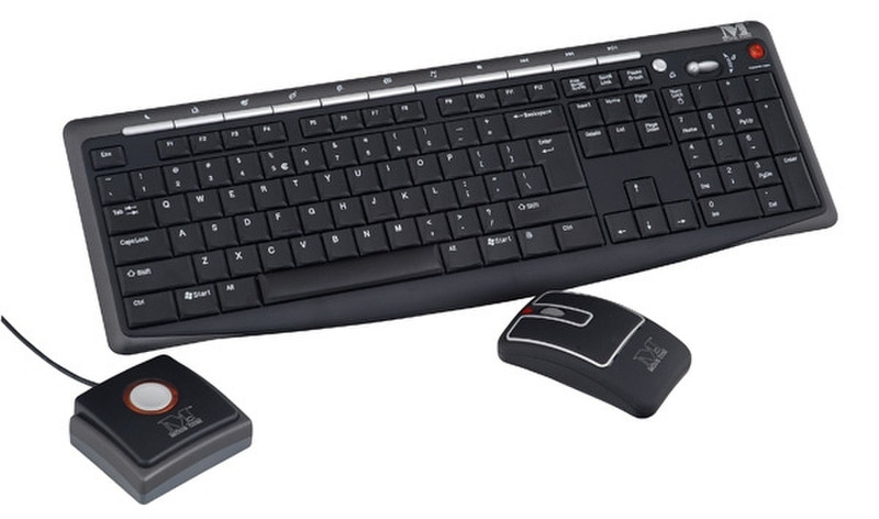 Modecom MC-5000 RF Wireless Black keyboard