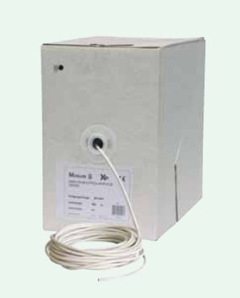 Moeller Kabel 4x2xAWG24, kat. 5e, UTP, PVC 305m box, typ DNW-VK/5E/UTP/24-4P/PVC/B 305м Белый сетевой кабель